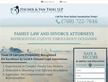 Tablet Screenshot of divorcelawyersoceanside.com